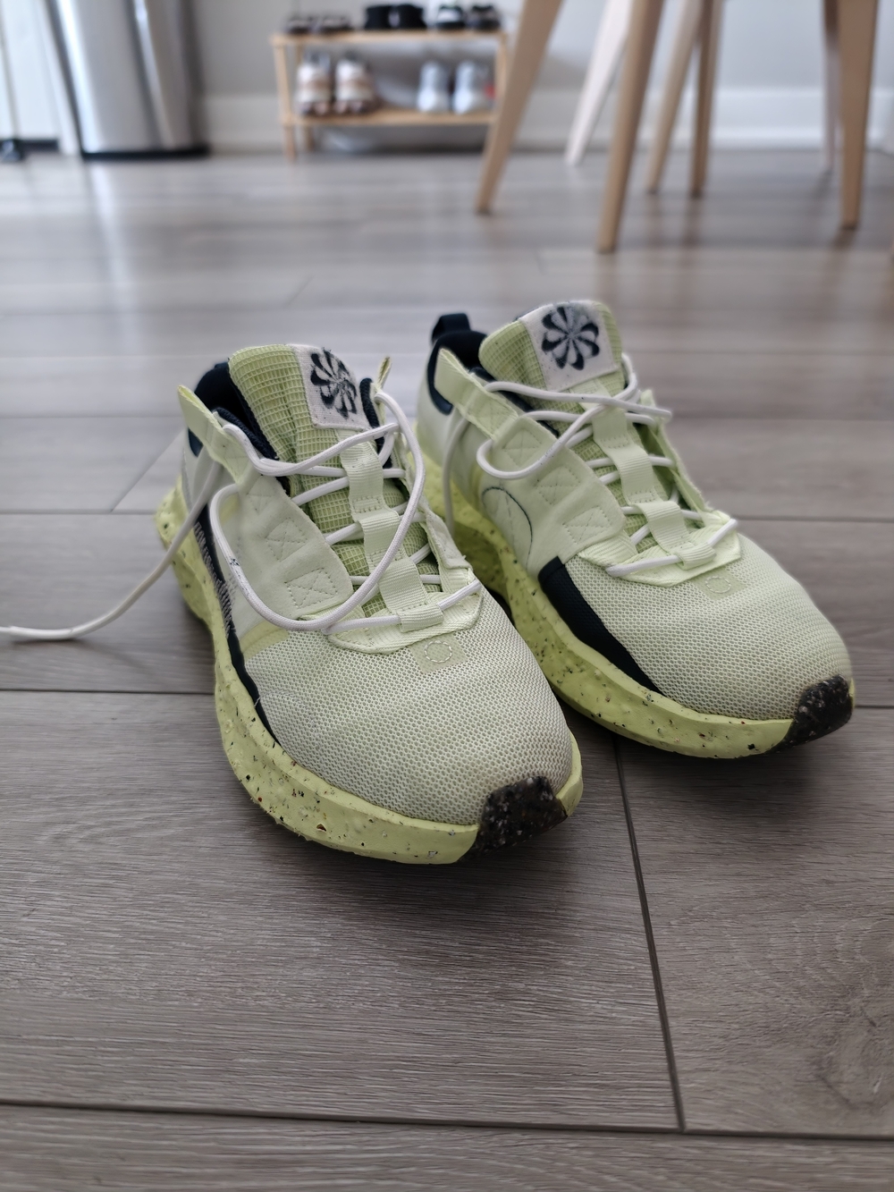 Nike Crater Impact Lime Ice Volt Green Sneakers Size 10